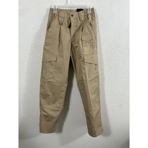 Propper Tactical Pants Mens 28x32 Khaki Ripstop Cargo Teflon Utility F525250250